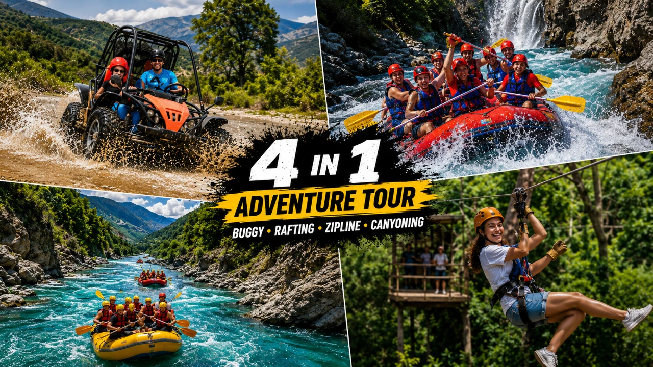 Rafting & Buggy & Zipline Combo Tours - Image 4